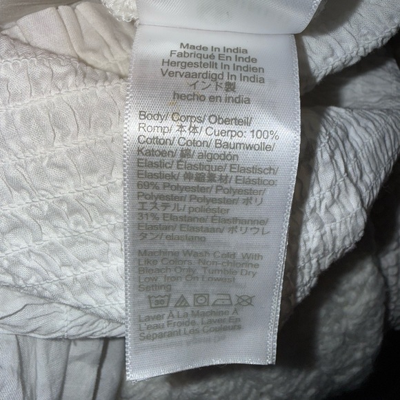 NWT J. Crew Smocked tie-shoulder tank top - Picture 7 of 11